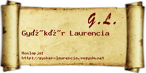 Gyökér Laurencia névjegykártya
